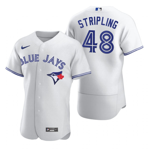 Men's Toronto Blue Jays #48 Ross Stripling Nike White Home Flex Base Jersey